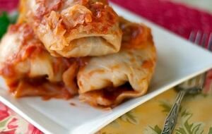 Диетические голубцы с куриным фаршем