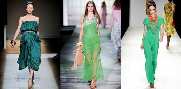 Модные женские платья весна-лето 2010