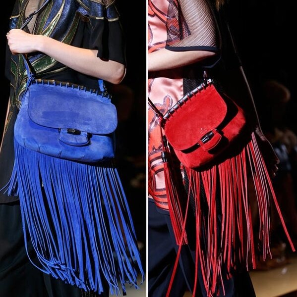 Сумки с бахромой Valentino