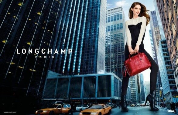 Сумки Longchamp представляет Коко Роша (Coco Rocha)