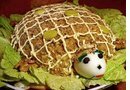 Черепаха - вкусный детский салат