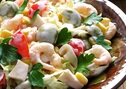 Что будет если добавить в салат морепродукты фото
