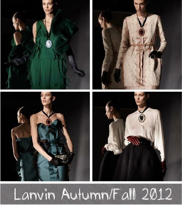 Коллекция украшений с камеями Lanvin