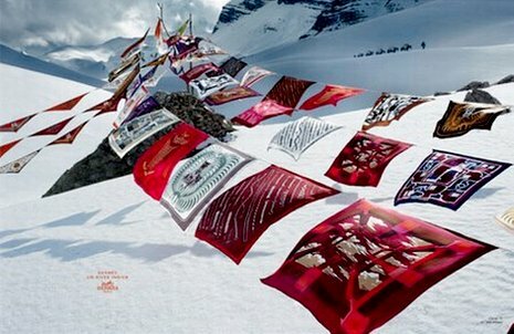 Знаменитые платки Hermes