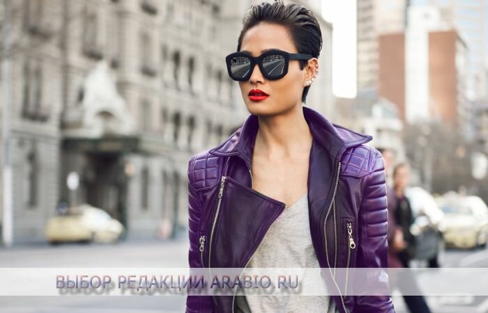 Цветная косуха - необхзодимая вещь для предпочитающих байкерский стиль
