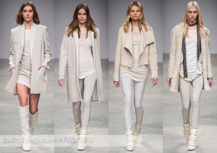 Коллекция осень-зима 2013-2014 Isabel Marant белые вещи