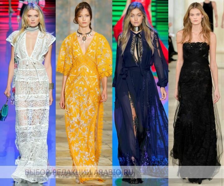 ружевное платье - отличный выбор модницы в 2016 году