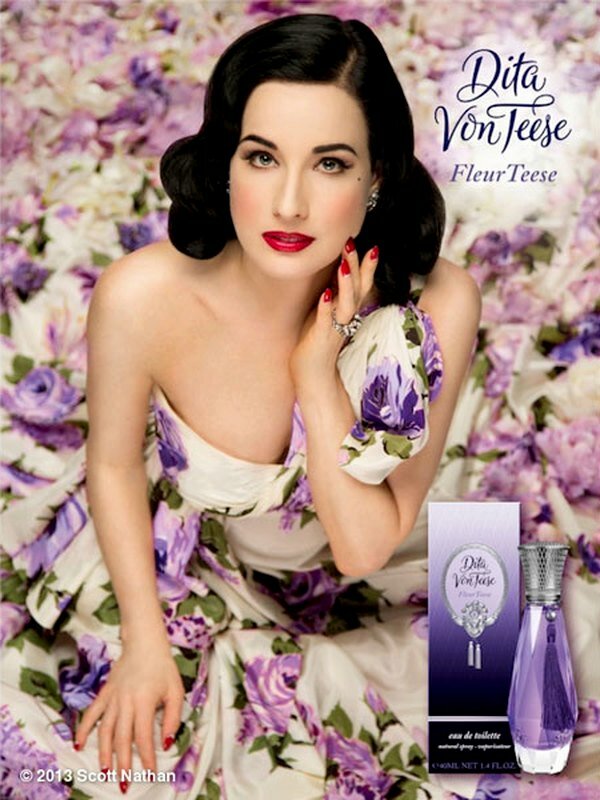 Дита Фон Тиз духи Fleur Teese.
