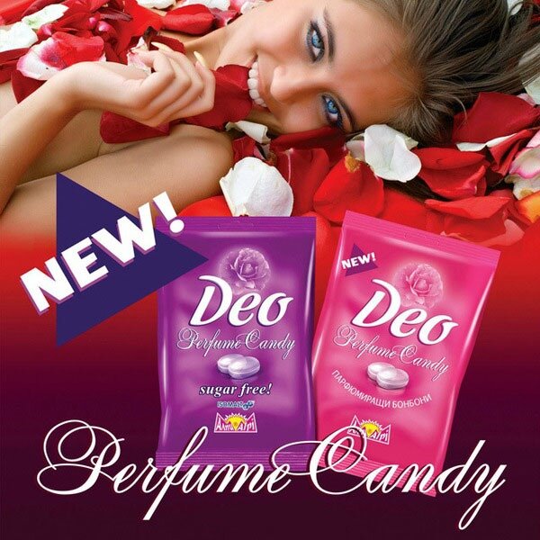 Deo Perfume Candy - конфеты для тела с запахом розы