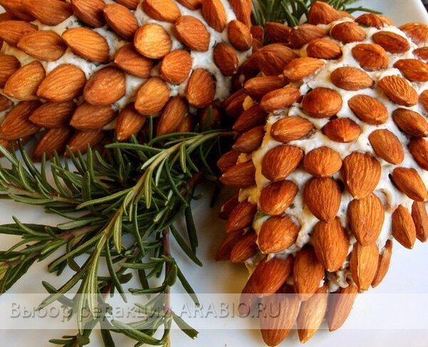Салат новогодний Шишка