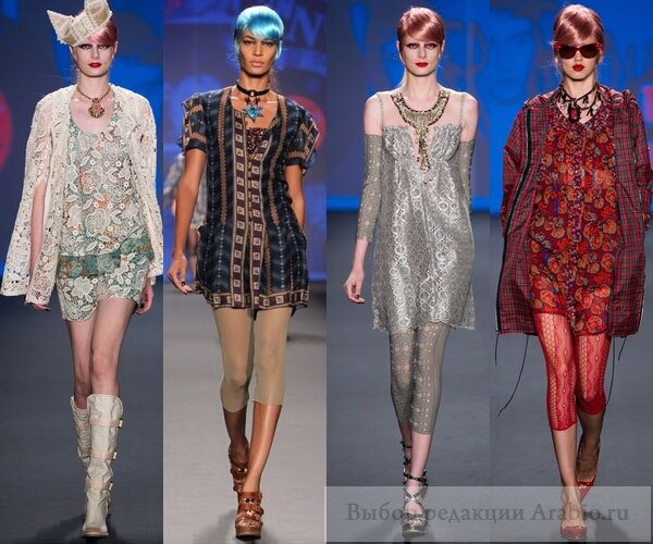 Модные туники 2013 Anna Sui фото