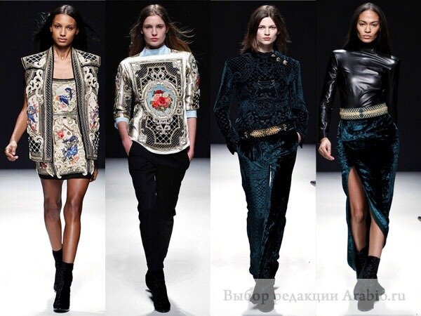 Мода осень-зима Balmain